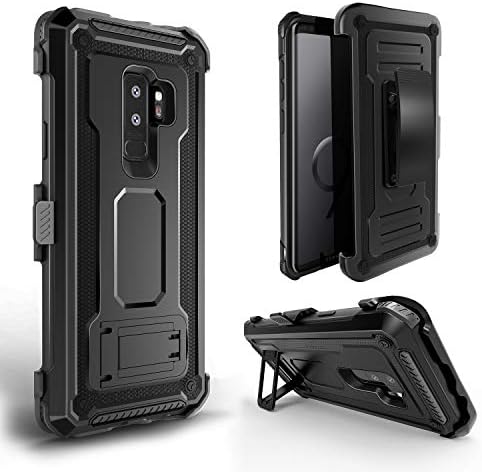 Galaxy S9 Plus case, Full-Body Rugged Belt Clip Holster Case with Built in Kickstand, Holster Combo Cover [Unicorn Beetle Pro] for Galaxy S9 Plus case