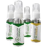 Cedarcide Original & Tickshield Family Pack | Natural Cedar & Lemongrass Oil Bug Spray | Eco-Friendly, Family-Safe Flea & Tick Repellent | Pack of 4, 1oz Spritzers