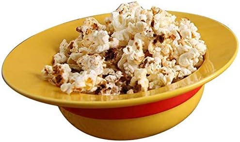 Bowl Household Bowl Kitchen Anime Tableware Bowl Children's Popcorn Bowl Suitable for Your Baby's Bowl Baby Eating Bowl Cute Bowl (Color : Yellow, Size : 19CM*7CM)