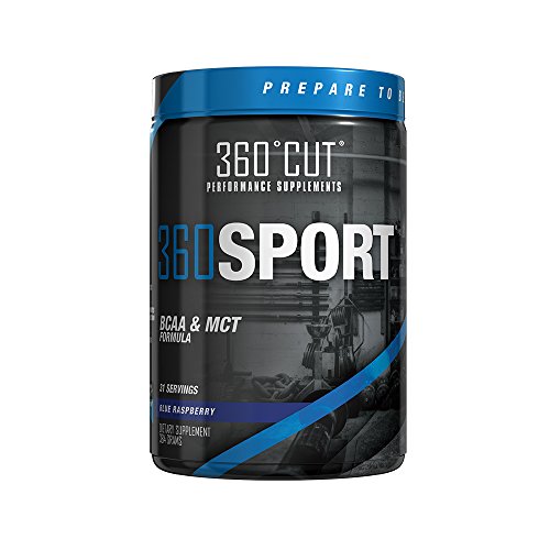 UPC 793573219749, 360SPORT- BCAA Branched Chain Amino Acid and MCT Oil Formula with Citrulline Malate for Optimal Athletic Performance and Recovery in Men and Women. Great-tasting Blue Raspberry Flavor