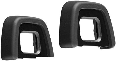 ZLMC 2 DK-23 Eyepiece Viewfinder Eyecup compatible Nikon D7100 D7200 D300 D300s DK23 Eye cup Cover blinkers for Nikon DSLR Camera 【2Packs】