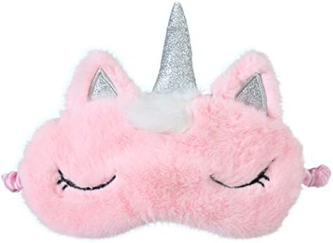 outgeek غطاء العين لطيف الكرتون السفر