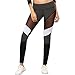 Tulucky Women Mesh Patchwork Sexy Fitness Leggings Gym Tight Yoga Pants