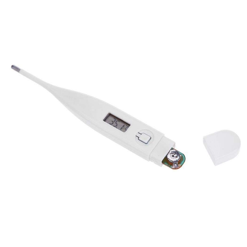 Jinguio Digital Thermometer with LCD Display, Baby and Adult Thermometer, Accurate and Fast Readings - Oral Underarm Rectal Thermometer for Children Babies