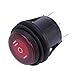 WINOMO 3 Pin Round Rocker Toggle ON/Off Waterproof 6A/250V SPDT Switch Button for Truck Camper