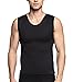 SETENOW Men's Hot Sweat Body Shaper Tummy Fat Burner Tank Top Slimming Vest Weight Loss Shapewear Neoprene No Zip