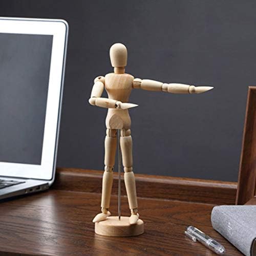 Colorsworld Wooden Human Art posable Drawing Flexible Joints Mannequin Manikins Figures