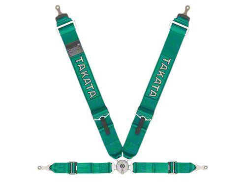 Takata 71001-H2 4-Point Belt With ASM 3" Shoulder Belt 2" Lap Belt Pull-Up (Bolt-On)