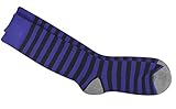 FootJoy Golf- ProDry Extreme Mens Fashion Crew Socks Black/Purple Stripe 16071H