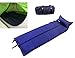 Luxetempo Lightweight Self-Inflating Camp Pad Tent Air Mattress Sleeping Pad with Attached Pillow for Backpacking Camping-Spot Bonded Preventing Ballooning Camouflage