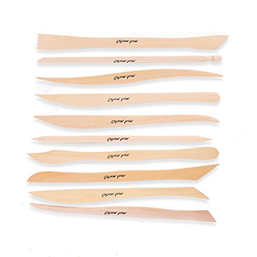 Mont Marte Mini Modelling Tools Boxwood 10pce - 3pack