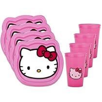 Hello Kitty Party Supplies 8-Piece FunTime Set
