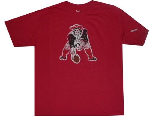 Amazon Com Reebok New England Patriots Throwback Vintage Red Pro Style T Shirt Small Athletic Apparel Clothing