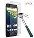 TANTEK [2-Pack Screen Protector for Huawei (Google) Nexus 6P,Tempered Glass Film,Ultra Clear,Anti Scratch,Bubble Free,Case Friendly