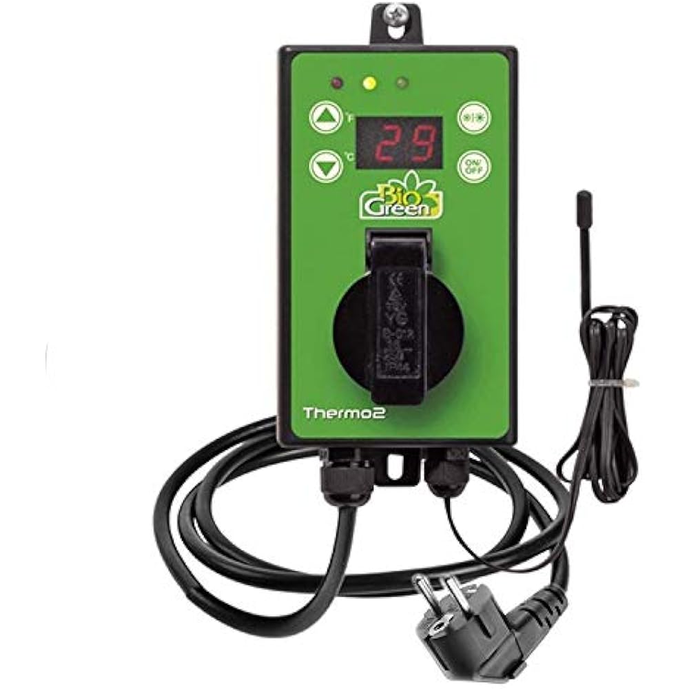 BioGreen TER2/US Thermo Digital Greenhouse Thermostat Summer/Winter Function eBay