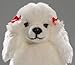 Stuffed Animal Poodle white, 12 inches, 30cm, Plush Toy, Soft Toy