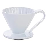 CAFEC SANYO CFD-4WH Flower Dripper Cup4 White