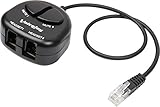 Telephone Training Adapter Y Splitter+ 2 Mute Buttons for Headset for Nortel Meridican, Norstar, Avaya, Ashtra, Mitel, Polycom, Ge and Other Ip Phones