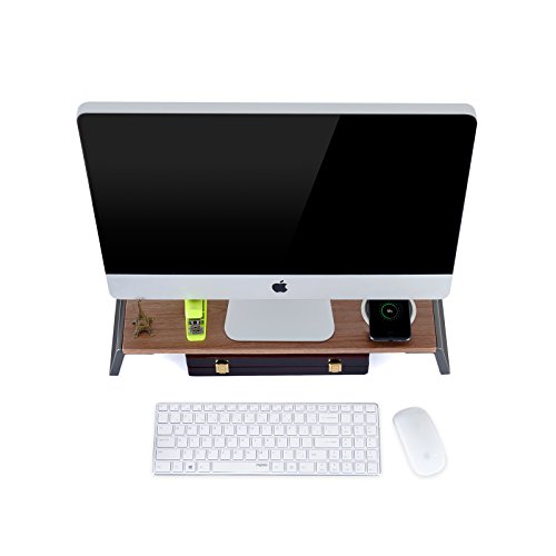image for UPERGO Monitor Stand Riser with Metal Feet for Computer Laptop iMac TV