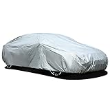 Car Cover for Sedan, Ohuhu Universal Sedan Car Covers Windproof Dustproof Scratch Resistant Outdoor UV Protection Auto Cover L (191