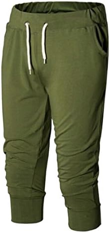 Jaycargogo Men's Performance Three-Quarter Jogger 3/4 Capri Pants 3 L
