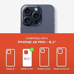 Tech21 Evo Crystal iPhone 15 Pro Case - Copmatible