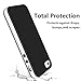 iPhone 5S Case,iPhone SE Case,Dmix Cute Apple Protective Case Soft Bumper Cases Shockproof Hybird Rubber Slim Case Anti-scratch Shell Dual Color TPU Back Cover for iPhone 5S SE 5 (White/Black)