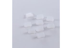10 Pcs USB-C Dust Plugs Silicone Type-C Phone Charging Port Cover Anti Dust Plugs USB C Charging Port Protector Plug,0.39x0.2