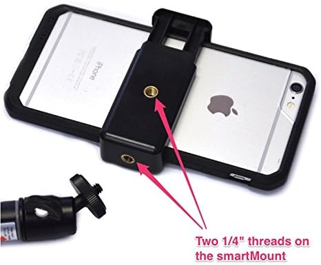 iStabilizer Monopod Selfie Stick with Smartphone Mount, Black - Image 4