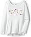 Crazy 8 Girls' Big Long-Sleeve Graphic with High-Low Hem