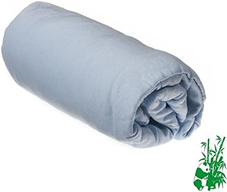 Easy Dort Fitted Sheet 90 x 140 cm for Children's Cot, Sky Blue