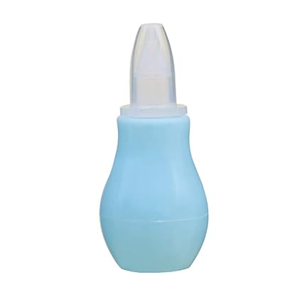 Healifty Nasensauger Baby Silikon Nasenputzer manuell Nasenreiniger für Baby (Blau)
