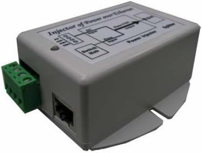 9-36VDC in 24VDC 19W Out DC to DC Converter and Passive PoE inserter, Wire Terminal Input, PoE Pinout 4,5V+;7,8V-, Shielded, 10/100MB, Low Voltage Disconnect
