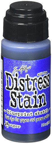 Ranger Tim Holtz Distress Stain July Blueprint Sketch, 1 oz