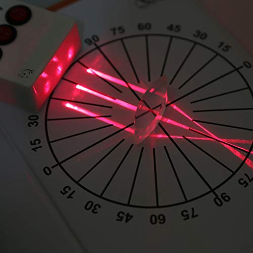 Optical Concave Convex Lens Prism Set Physical Optical Kit Laboratory Equipment - Thumbnail 2