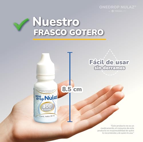 Vitamina ONEDROP NULAZ frasco con 20 mL, 1000 ALU por gota