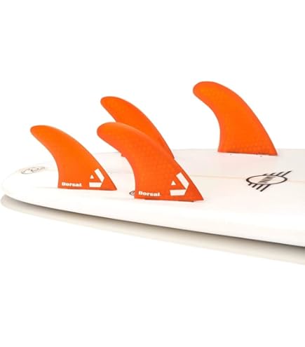 Amazon.com : Futures Fins F6 Alpha 5-Fin Set Carbon-Teal M