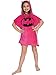 DC Comics 'Batgirl' Batman Bat Logo Superhero Hooded Bath Beach Swim Poncho Towel, Pink, 4-7