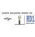 White Mounted Stones RD1 Dental Polishing 12/per Box