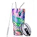 30oz Stainless Steel Insulated Tumbler Travel Mug with Straw Slider Lid, Cleaning Brush, Double Wall Vacuum