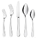ENLOY 20 Pieces Flatware Set, 18/0 Stainless Steel Utensils, Service for 4, Heavy Duty Silverware Gift, Heavyweight Cutlery, Dishwasher Safe, Mirror Polished Dinner Knife, Fork, Spoon for Restaurant primary