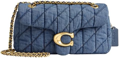 COACH Tabby Shoulder Bag 26 Patchwork, Denim Multi: Handbags