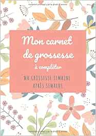 Journal De Grossesse Mintkind - Album Souvenir à Remplir - Couverture Rigide - 112 Pages - Inclut Stickers - Cadeau Future Maman