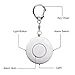 eBoot 2 Pack 120dB Personal Safety Alarm Keychain Security Alarm Self Defense Alarm with LED Flashlight (White)