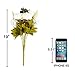 Ogrmar Vintage Artificial Peony Silk Flowers Bouquet for Decoration (White x2)
