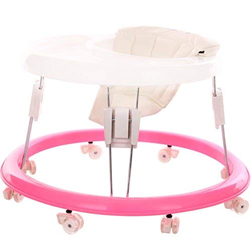 TINTON LIFE Foldable Toddler Free Installation Steps Learning Walker(Pink)