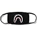 Black Black Shark Face Mask