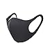 3 Pack Face Mask Dust Mask Anti Pollution Mask Unisex Mouth Mask Reusable Black Cotton Face Mask Black
