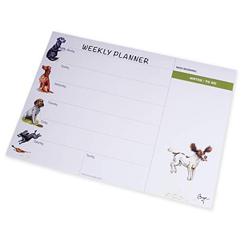 Working Dogs Desktop Weekly Planner