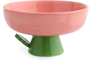 SWTOY Scorpion Bowl, 16-out Cocktail Punch Mug Flower-Shaped Ceramic Bowl is Suitable for Parties,Restaurants and Families. (